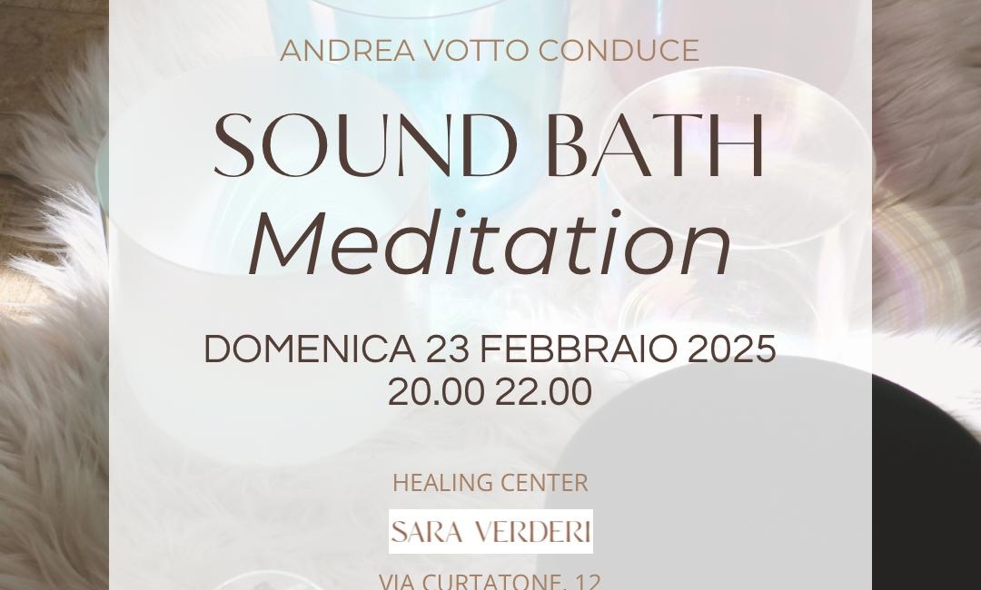 bagno sonoro andrea votto milano