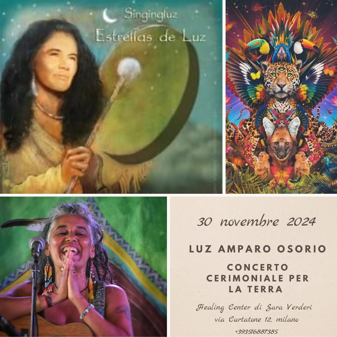 concerto cerimoniale per la terra luz amparo osorio milano