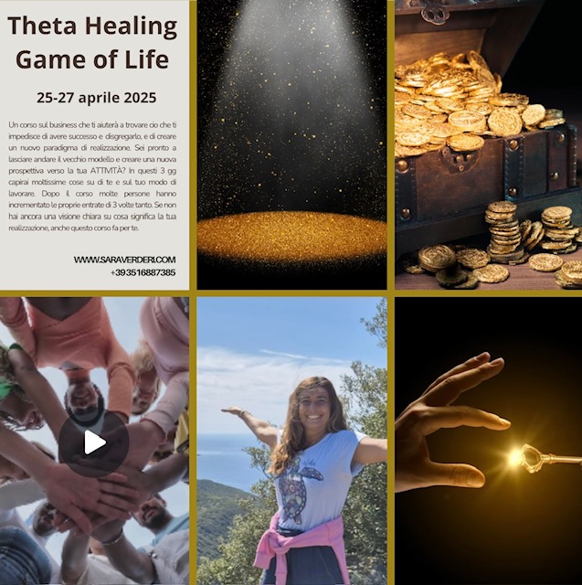 theta healing game of life sara verderi milano