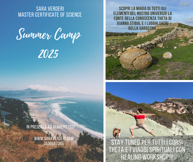 summer camp theta healing settimana sciamanica alghero sara verderi
