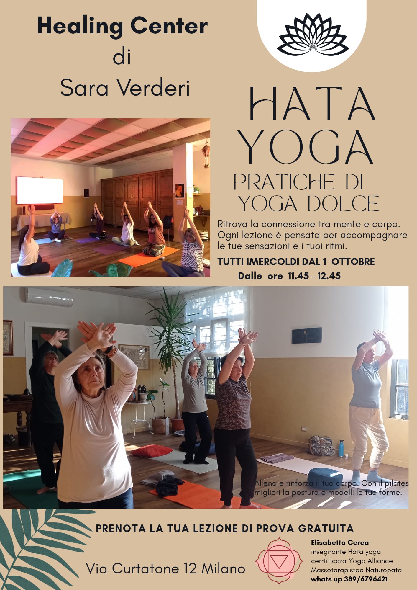 yoga milano elisabetta cerea lo studio di via curtatone