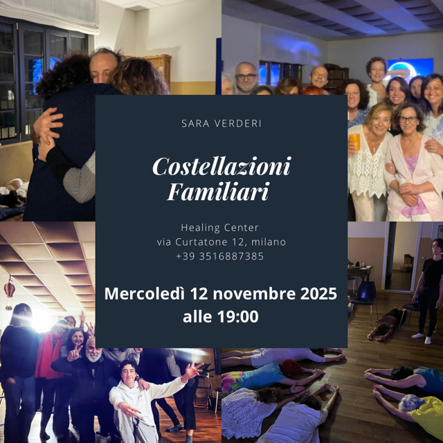 costellazioni familiari milano sara verderi