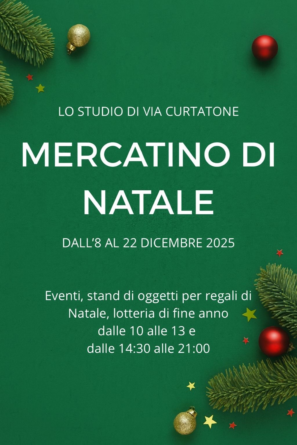 mercatino di natale milano lo studio di via curtatone