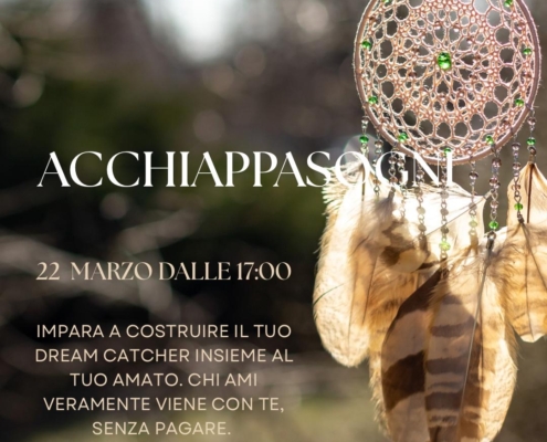 acchiappasogni costruzione milano sara verderi