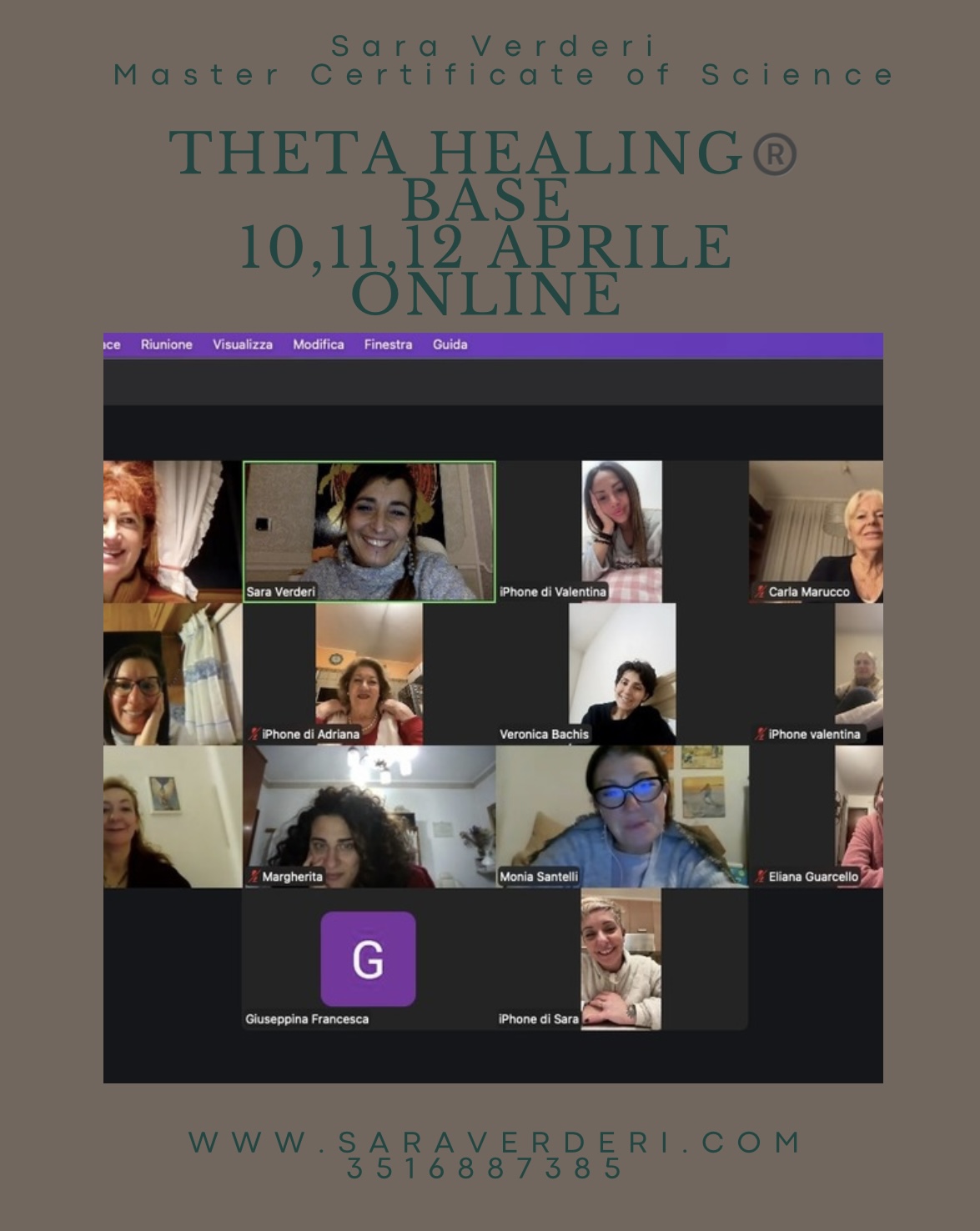 theta healing base online sara verderi milano
