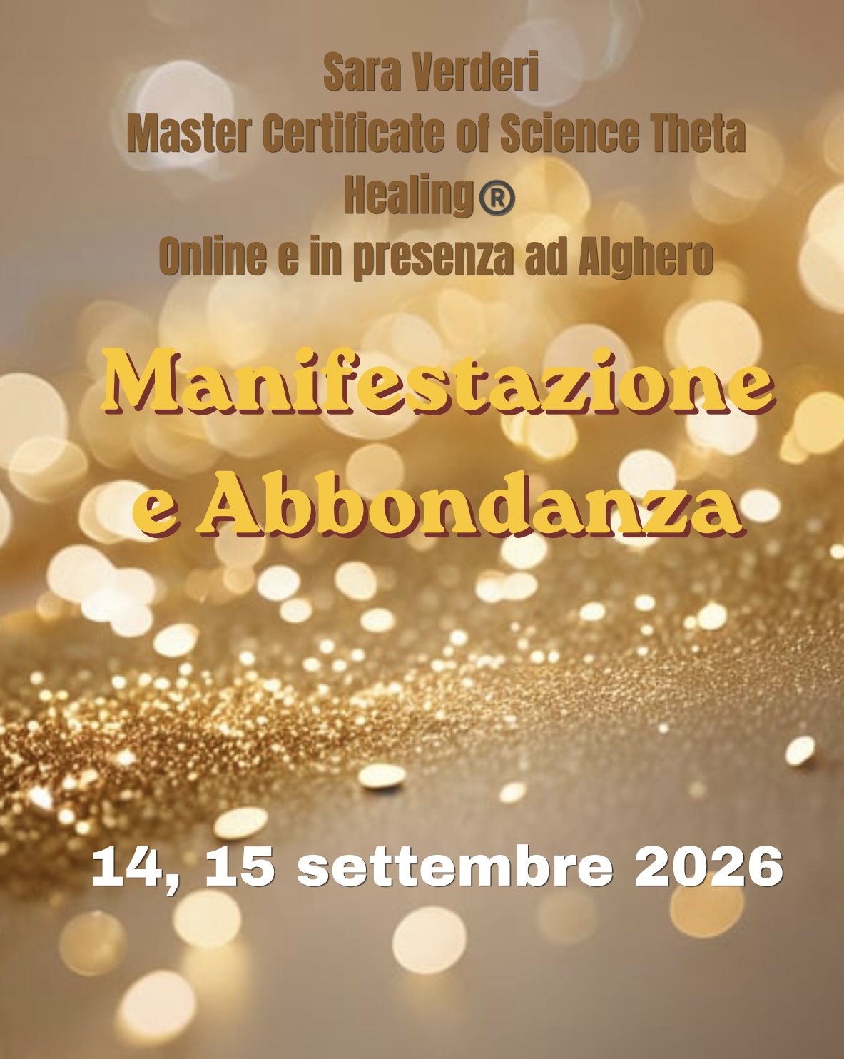 theta healing abbondanza e manfestazione alghero sara verderi